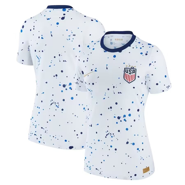 Women's White USWNT Blank 2023 Home Soccer Jersey